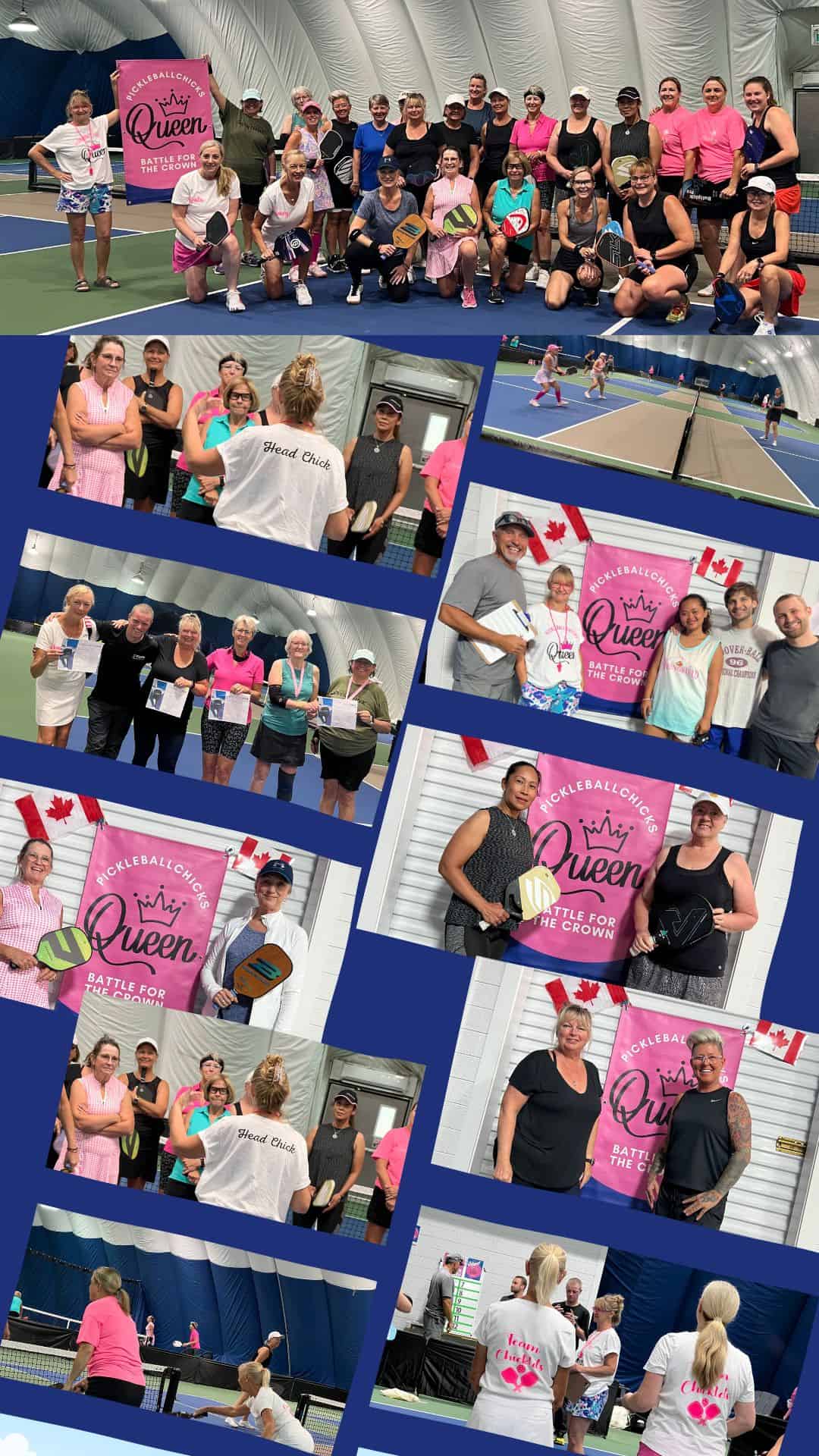 PickleballChicks Tournament Ladies-Only Pickleball CORTE Kitchener