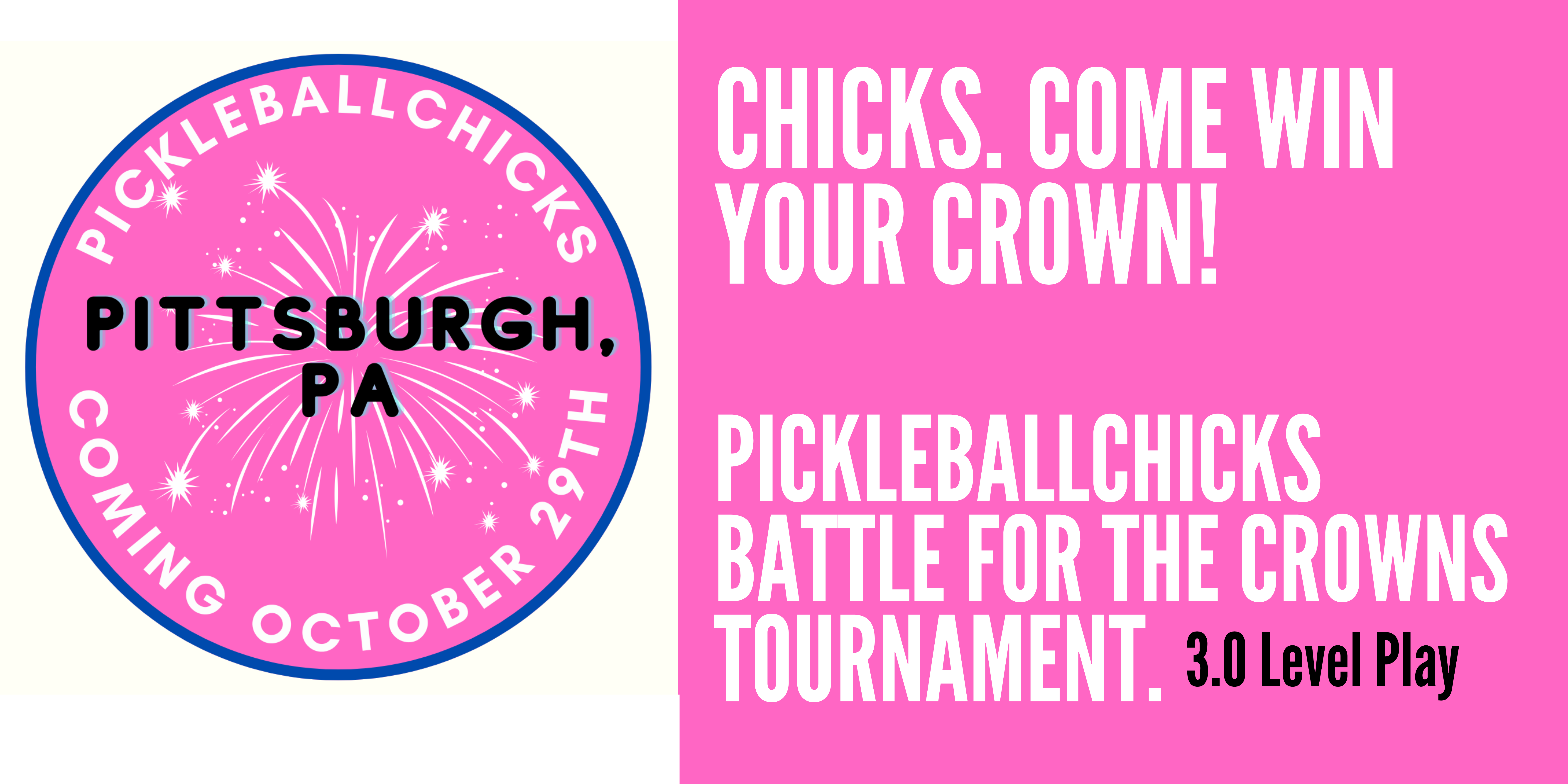 PickleballChicks launches US tournament in Pittsburgh, PA.