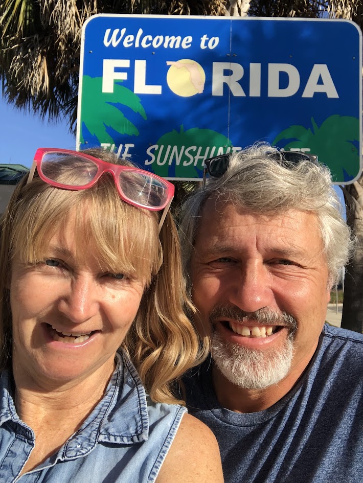 Sharon and Barry Pickleball Chicks Florida Welcome Sign